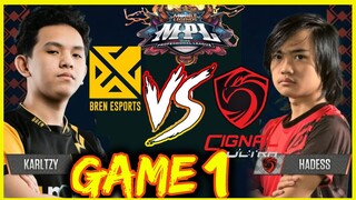 BREN ESPORTS VS CIGNAL ULTRA GAME 1 🔴▶MPL -PH Season 6 Regular Season Week 4 Day 1 | MLBB