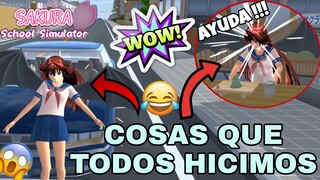 Cosas que todos hicimos en SAKURA || Sushi Challenge 😱 || Sakura School Simulator || Fanyzay