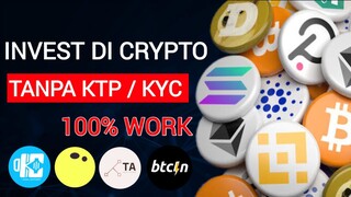 Cara invest cryptocurrency tanpa KTP