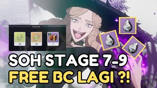 FREE BLACK CRYSTAL LAGI TERIMAKASIH GARENA 😭 !! Spire of Honor Stage 7 - 9 Easy Black Clover M