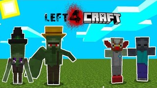 Left 4 Craft Addon | Minecraft P.E. Addon | 1.16.20+ | Minecraft Addon Showcase