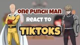 OPM characters react to Tiktoks || Gacha club || One Punch Man By Yaemiyu