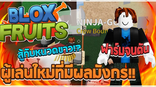 Roblox Blox Fruits ฟาร์มจนตัน - ตัวไก่ใช้ผลมังกรฟาร์มตั้งแต่เวล 1 จนตัน! โชคดีได้หวดกับหนวดขาว!