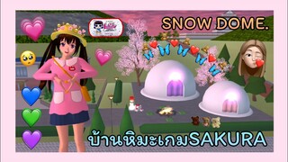 | บ้านหิมะ​ ☃️❄️💗 | SNOW​ HOUSE.​ 🐰☁️ | SAKURA​ 🌸💘 | Yuiky​ Making​ Slime​ |