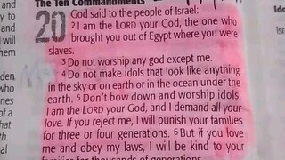 Daily Verse.                  Exodus 20:1-6