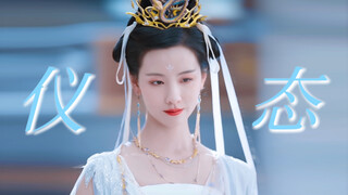 This is the ultimate goddess! Small face, narrow shoulders + beautiful swan neck, elegant, so elegan