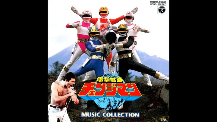 Freddie Mercury singing Dengeki Sentai Changeman (AI Cover)