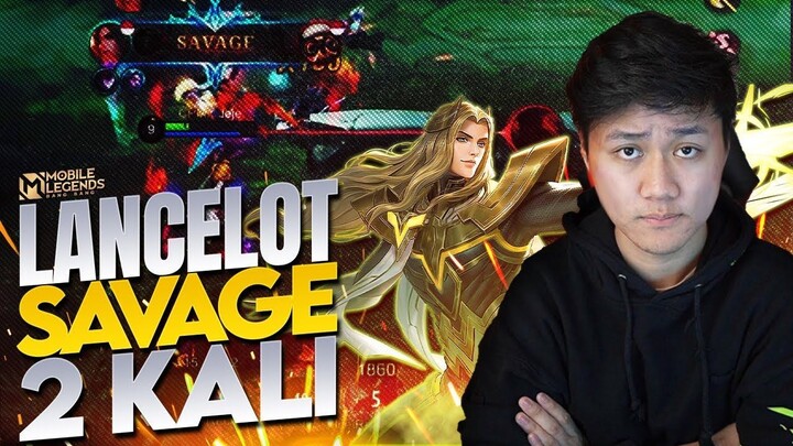 Lancelot Jeje Menit 4 Savage 2x ! Cara Bantai Musuh Pake Lancelot di Early Game!