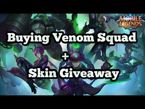 Buying Venom Squad (Mobile Legends)