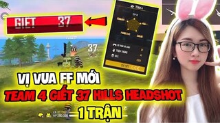 (Free Fire) - Vua Headshot Nhện 100 Chấm Team 4 Giết 50 Kills Headshot Giết Cả Team Bác Gấu