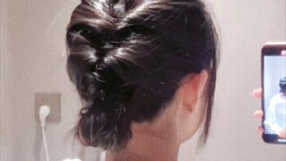 Bulat dan penuh 360 derajat 😎 Potongan kepala datar! Tanpa kepang rambut!