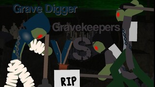 Grave Digger fights his old self, the Gravekeepers (TDS Fight) - Tower Defense Simulator