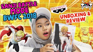 POSE SANJI LAWAN LUFFY !! | UNBOXING BWFC 2018 VINSMOKE SANJI