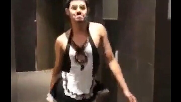 Haha, what kind of silly boy is this?