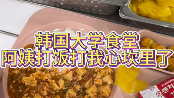 谁敢想这是食堂阿姨给盛的菜啊