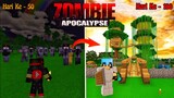 Hari Ke 50-100 di Kiamat Zombie - Survival Series Zombie Apocalipse Minecraft