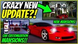 NEW UPDATE/NEW MANSIONS!! - CAR CUSTOMIZATION!! - Southwest Florida Roblox