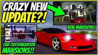 NEW UPDATE/NEW MANSIONS!! - CAR CUSTOMIZATION!! - Southwest Florida Roblox