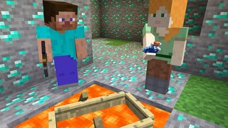 MINECRAFT แต่ ALEX VS STEAVE PART 1 โดย BORIS CRAFT