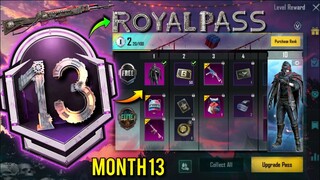 MONTH 13 ROYAL PASS || m13 royal pass || m13 royal pass bgmi