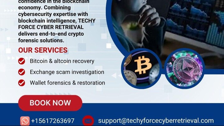 CRYPTO SCAM RECOVERY COMPANY THAT ACTUALLY WORKS VISIT TECHY FORCE CYBER RETRIEVAL