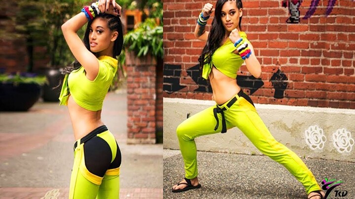 当女孩学会巴西战舞...