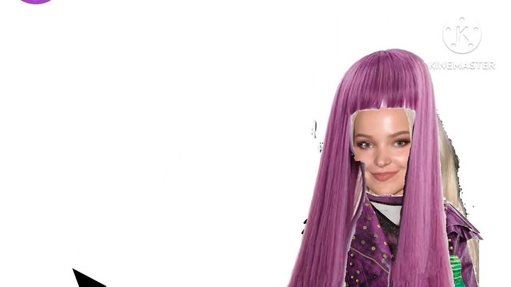 Bumper Descendants Mal Mix & Match Puzzle Disney Channel ITALY #1 (1)