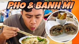 ATEBANG EATS | VIETNAMESE FOOD BANH MI AND PHO #vietnam