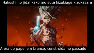 Dr. Stone OP/ Opening 2 [Sangenshoku] by Pelican Fanclub Letter / tradução