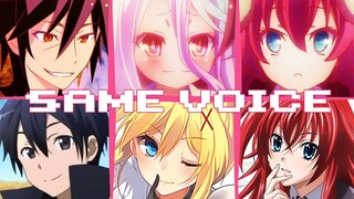 No Game No Life All Characters Japanese Dub Voice Actors Seiyuu Same Anime Characters (NGNL ZERO)