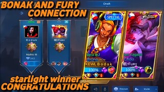 MASTER BODAK AND FURY CONNECTION  |  AUTOWIN |  STARLIGHT GIVEAWAY WINNER - MLBB