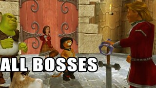 Shrek 2 Team Action【ALL BOSSES】