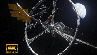 【CG短片】爆肝数月！展望最硬核中国太空站！“东亚之窗”客运空间站-个人短片系列《轨道辐射》概念设计