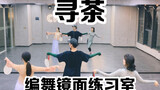 【白小白】清新唯美团扇舞《寻茶》编舞镜面练习室完整版