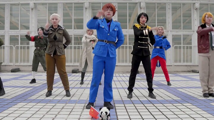 [APH/Round Earth] Shijiazhuang's first aph dance recording, let's draw a smashed earth together~