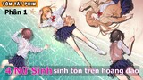 Review Anime : 4 Nữ Sinh sinh tồn trên đảo hoang Phần 1 | Tóm Tắt anime Hay