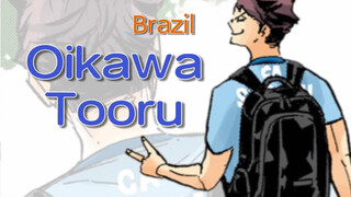 Oikawa · bị trung đội cát tra tấn ở Brazil và làm biểu tượng cảm xúc · Toru: Anh ấy đã cứu Hinata đa