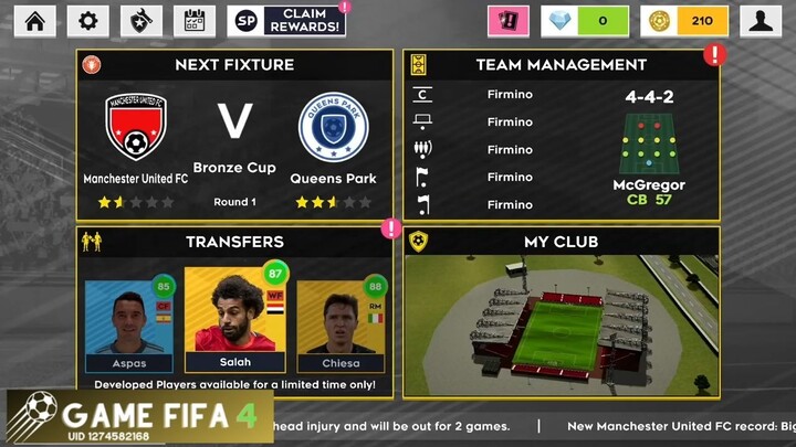 Dream League Soccer 2022 _ Manchester United vs Queens Park _ BATTLE OF US PRODU #Game