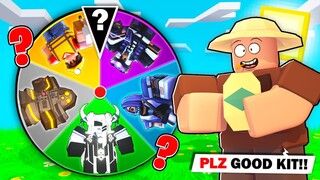 RANDOM KIT CHALLENGE! in Roblox Bedwars...