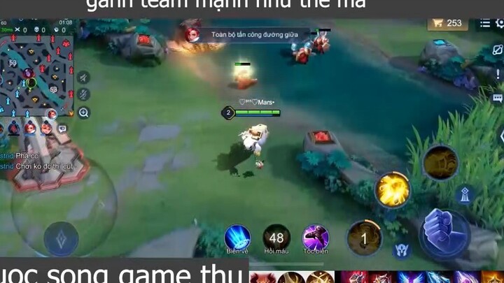 gánh team mạnh như thế mà p1 #cuocsonggamethu