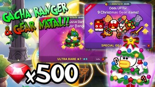 GACHA 500 RUBY (RANGER + GEAR)!! 🔥🔥 LINE RANGERS: MERRY FLYER CHRISTMAS EVENT 2020!! (INDONESIA)