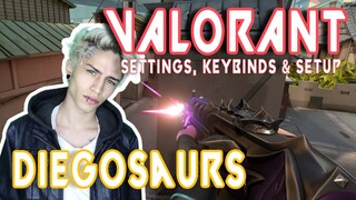 Diegosaurs Valorant Settings, Keybinds and Setup