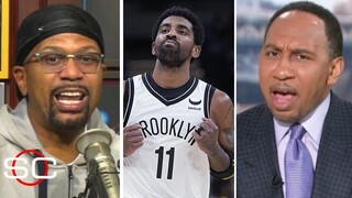 Jalen Rose shut down Stephen A. after he talking sh*t about Kyrie-Covid mandate