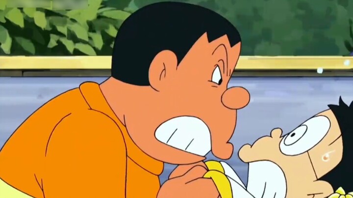 Doraemon: Nobita used the cheering microphone to ignite his fighting spirit, finished his homework a
