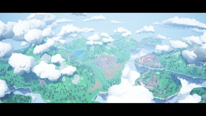 [UE4场景 天空城] 风格化开放世界