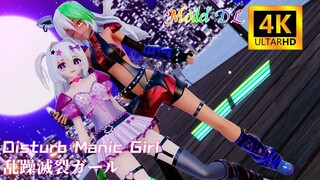 【fnaf security breach mmd/fnaf mmd】乱躁滅裂ガールDisturb Manic Girl Roxanne Wolf x Glamrock Chica【MODEL DL】