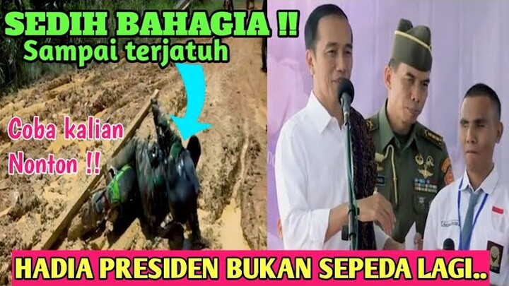 MOMEN SEDIH BAHAGIA! MENDAPAT HADIA DARI PRESIDEN JOKOWI