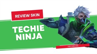 SKIN MURAH TAPI EFEKNYA KEREN | GAMEPLAY SKIN ELITE HAYABUSA TECHIE NINJA | Mobile Legends Bang Bang