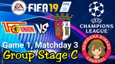 FIFA 19: UEFA Champions League | Union Berlin 🇩🇪 VS 🇵🇹 SC Braga (Group C)