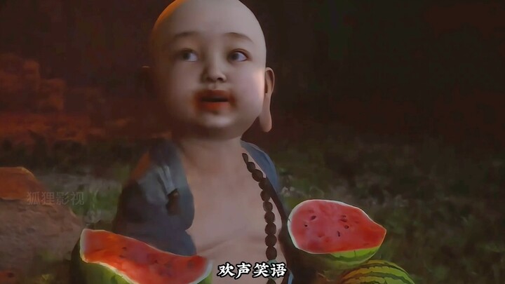 مقارنة بين بوذا ميترايا: بطنٌ واسع يحتمل ما يصعب على العالم احتماله.